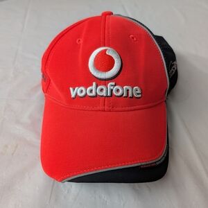 Vodafone McLaren Mercedes Cap Men's One Size Formula 1 Racing Orange & Black
